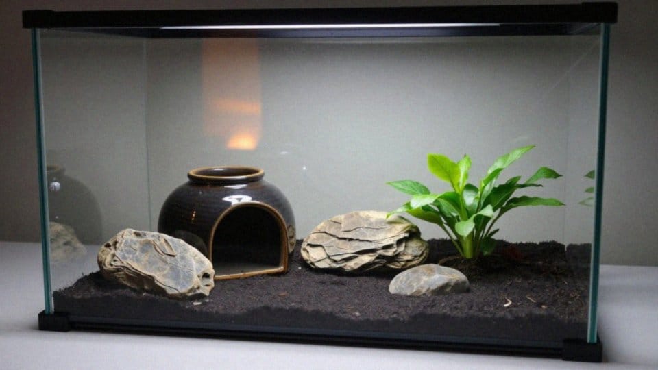 Gdzie umieścić wilgotną kryjówkę w terrarium?
