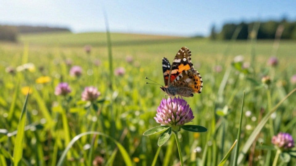 Przy jakiej temperaturze zaczynają latać motyle?