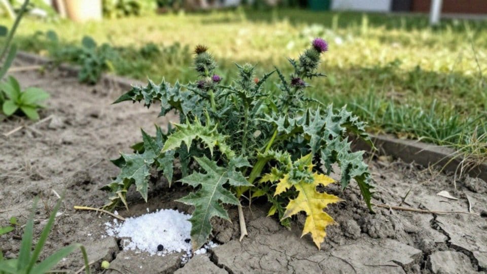 Czy sól i domowe sposoby zwalczają oset?