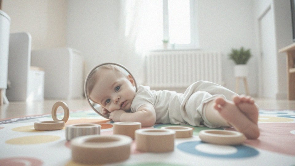 Jak lusterko może pomóc w motywowaniu dziecka do leżenia na brzuszku?