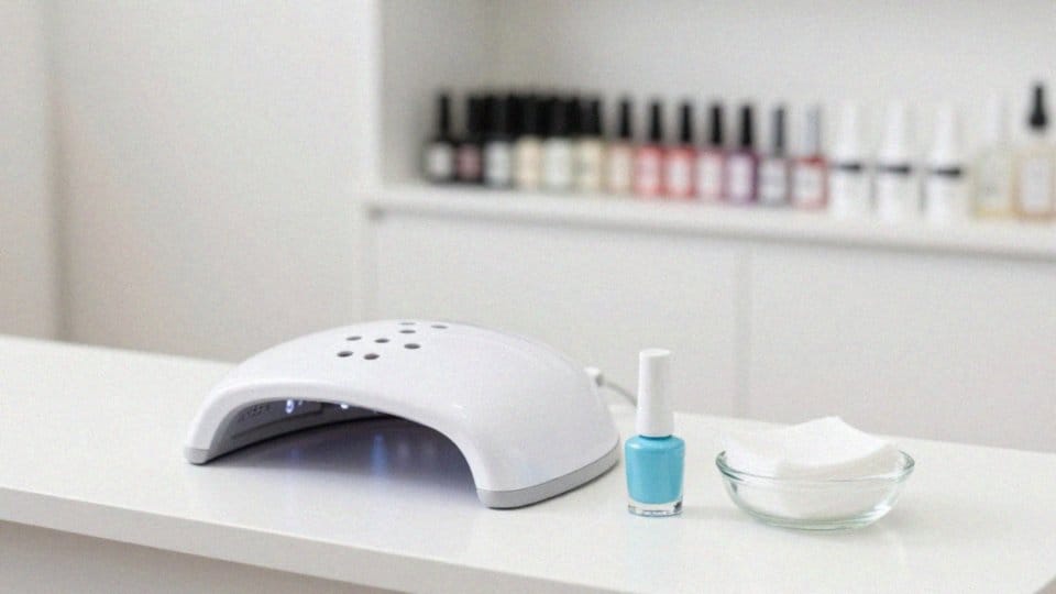 Jak wykonać błękitny manicure hybrydowy?