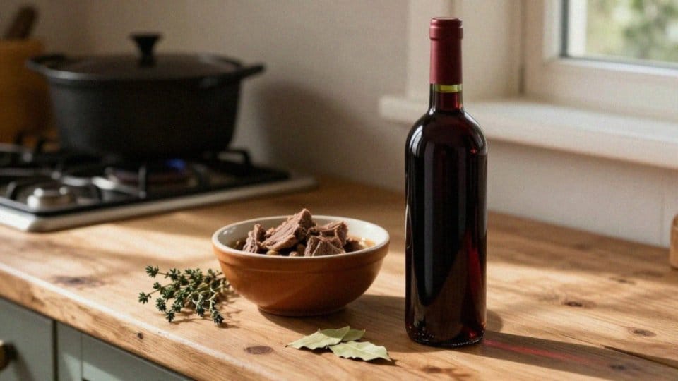 Czy dodać czerwone wino do sztufady wołowej?