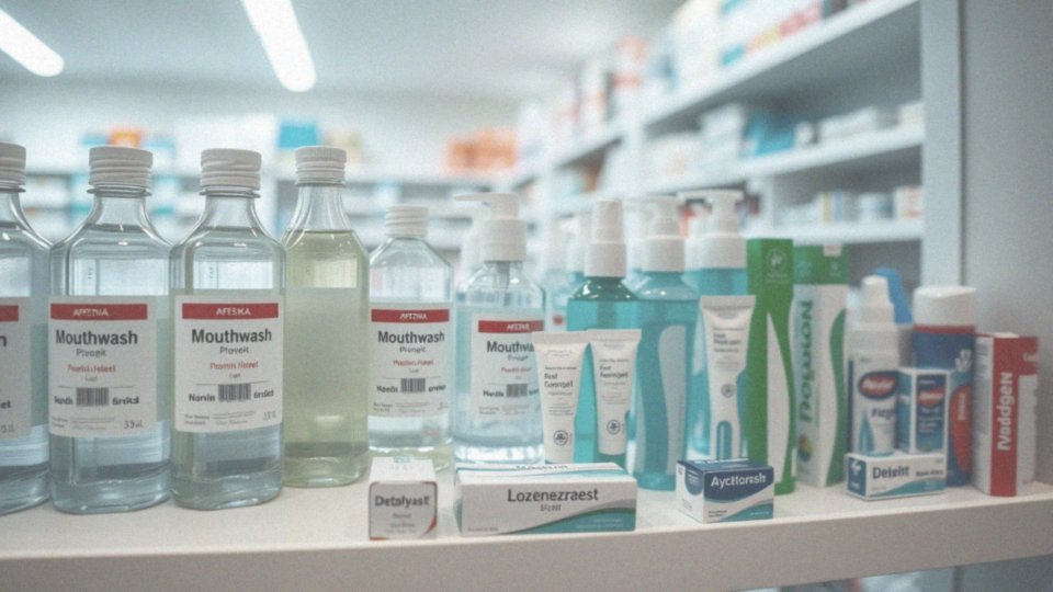 Jakie są popularne produkty na zapalenie jamy ustnej, które można kupić w aptekach?