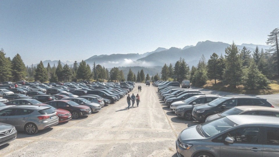 Jakie są możliwości parkingowe w okolicach Doliny Pięciu Stawów?