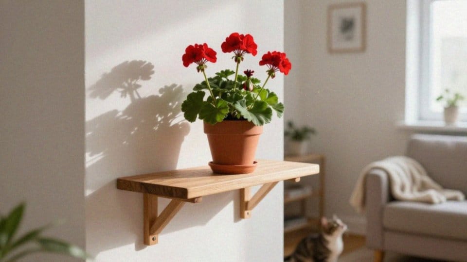 Jak zabezpieczyć geranium w domu przed kotem?