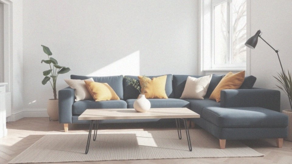 Jakie są trendy w aranżacji wnętrz z granatową kanapą?