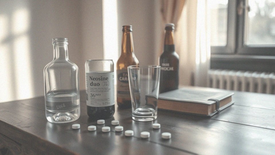 W jakich sytuacjach alkoholu należy unikać podczas leczenia Neosine duo?
