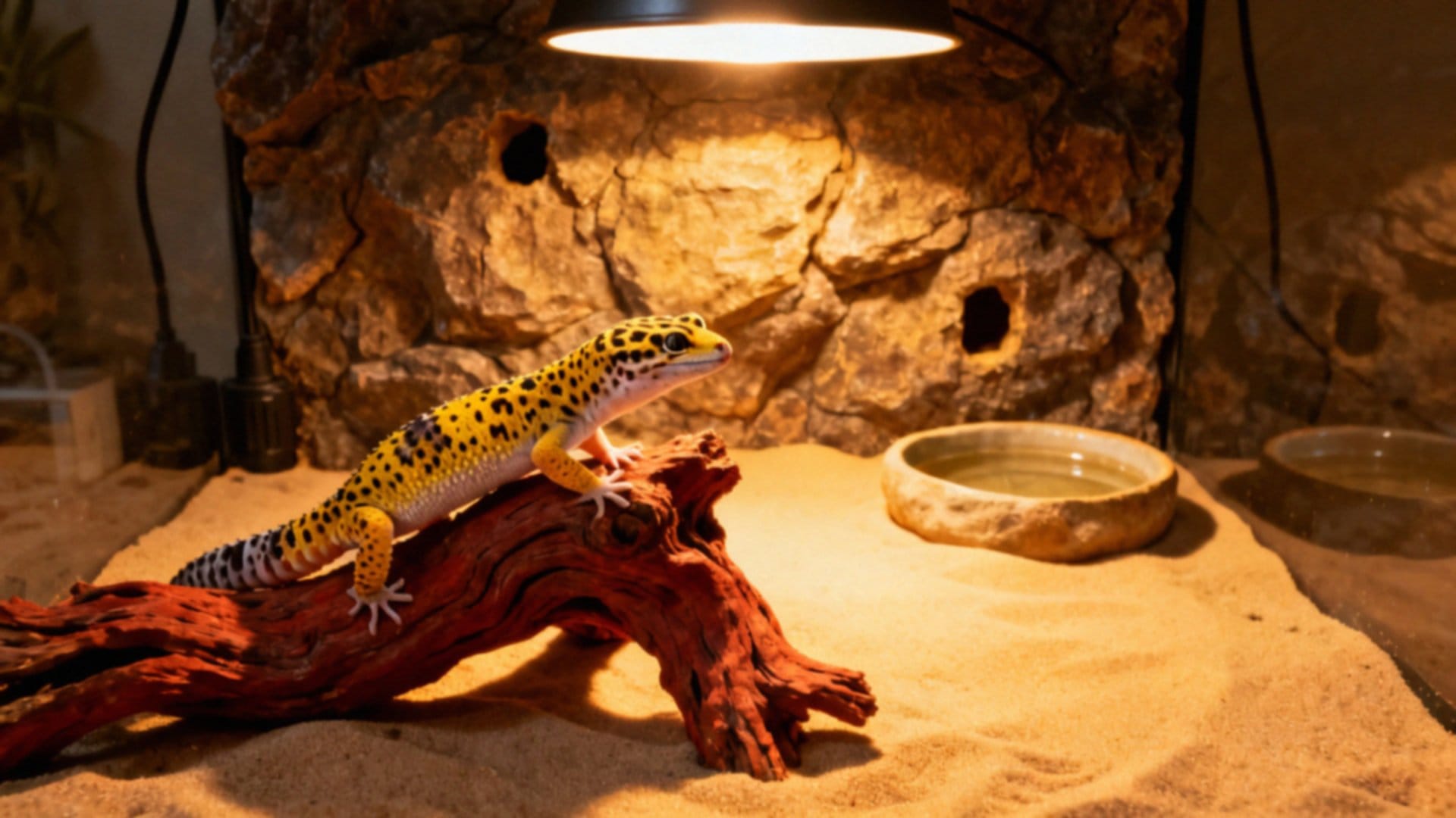 Gekon lamparci — jakie są jego wymagania i jak stworzyć idealne terrarium?