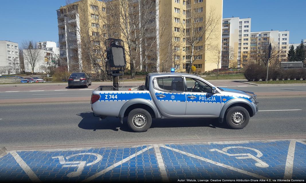 Dachowanie busa na drodze wojewódzkiej nr 816